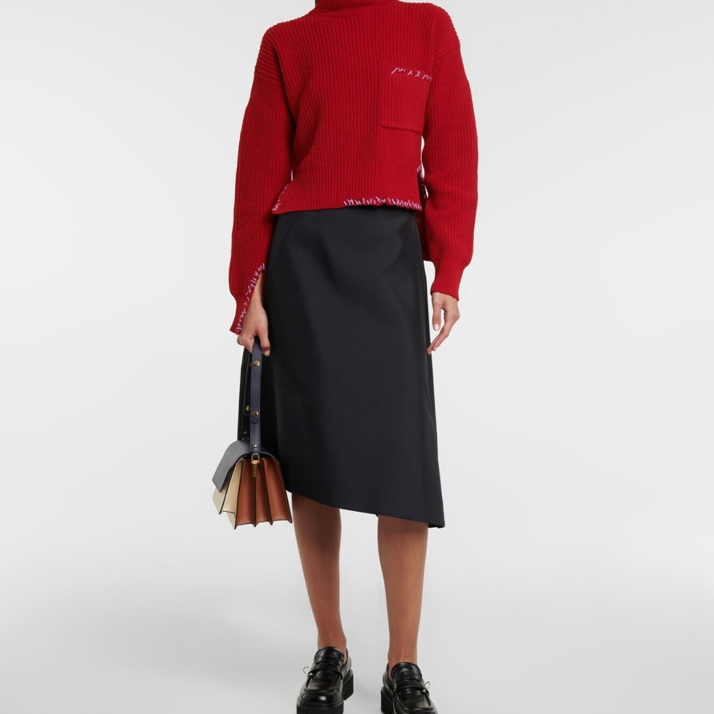 NWOT Red Marni Turtleneck Sweater